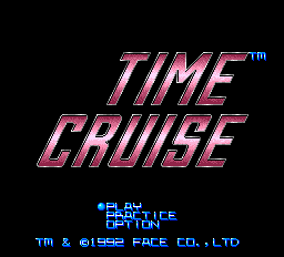 Time Cruise Title Screen
